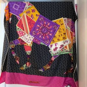 Hermès silk scarf shawl Hermes France wrap horse